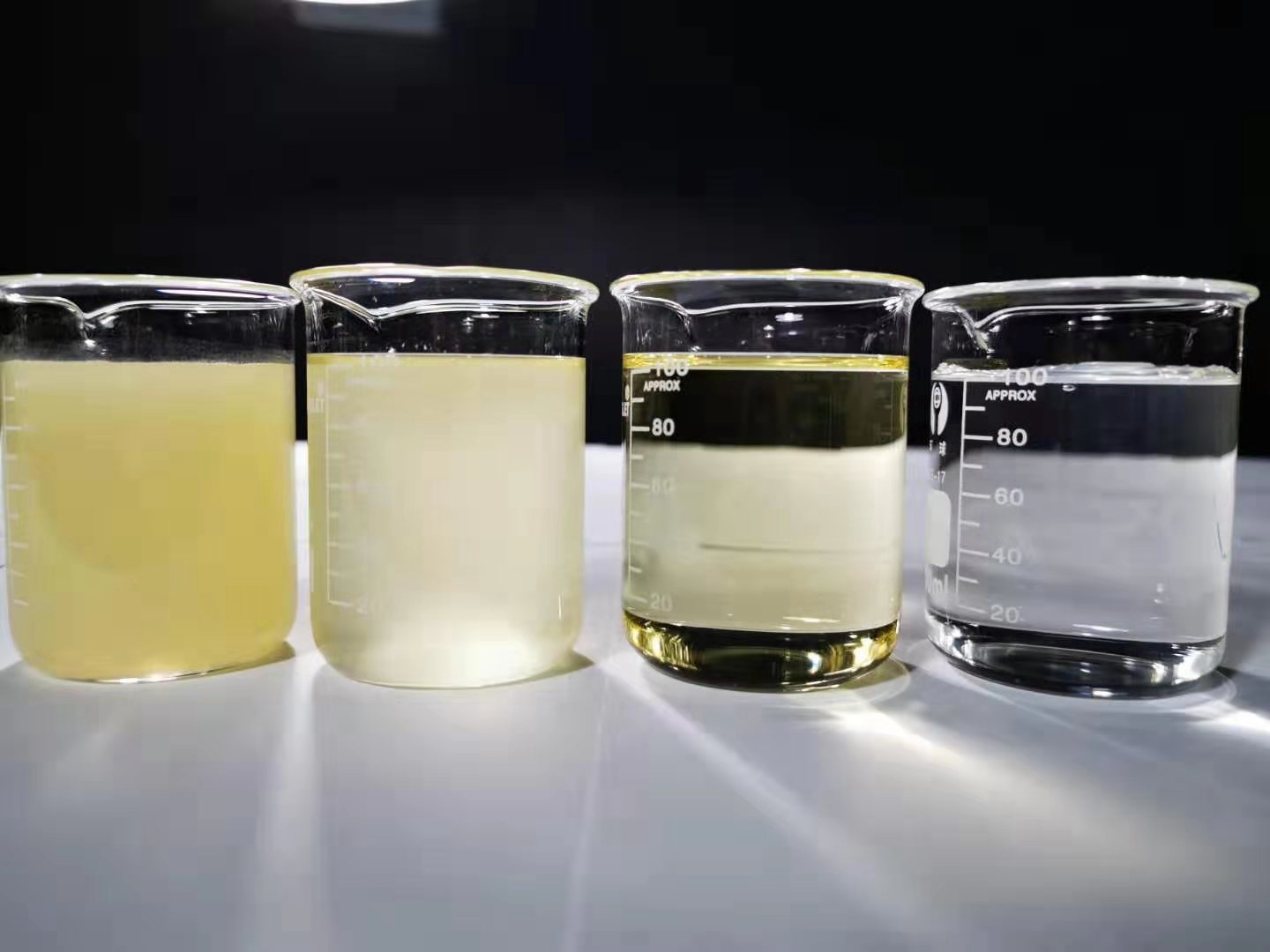 化妆品清洗废水处理水样